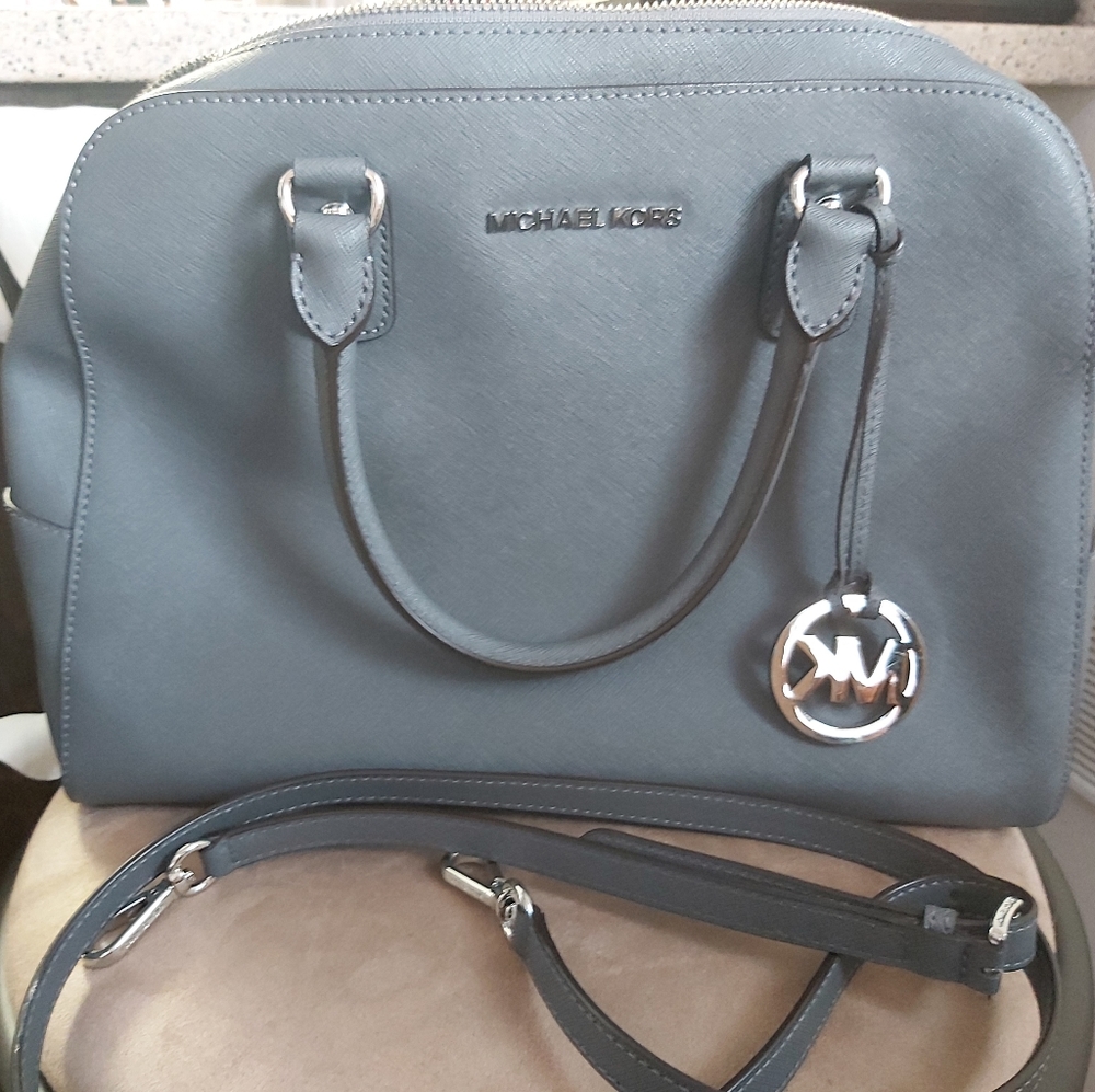Michael Kors leather dome satchel